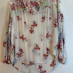 Lucky Brand Multicolor Floral Blouse